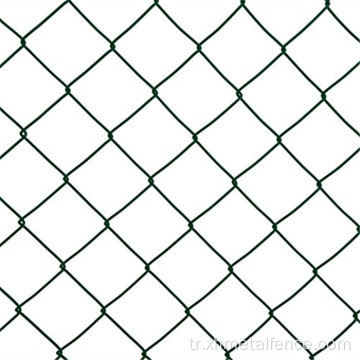 Futbol açık galvanizli demir tel zinciri bağlantı çit